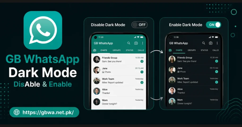 GB WhatsApp Dark Mode